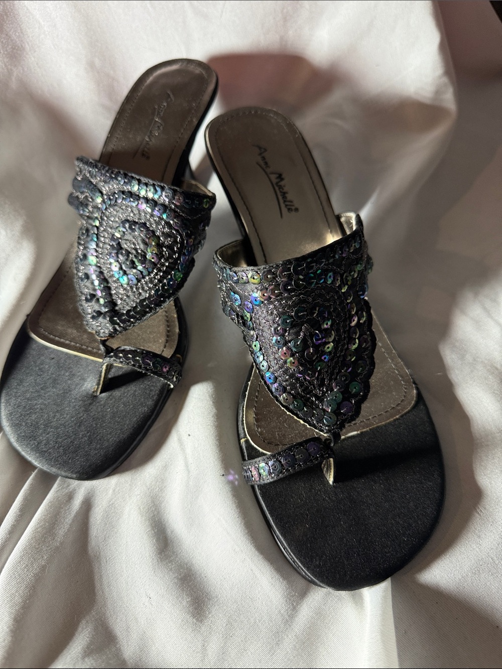 Anne Michelle heel sandals- size 9